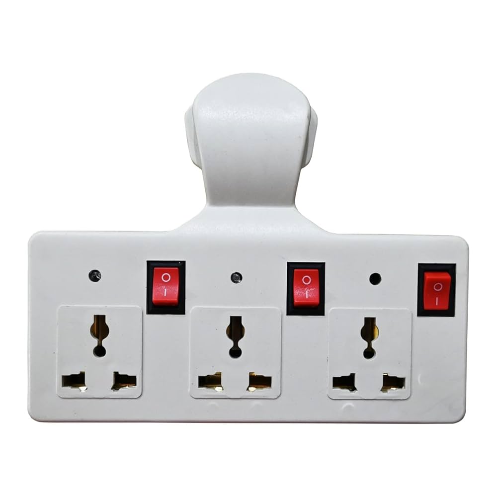3 Port Multisocket - Color: White