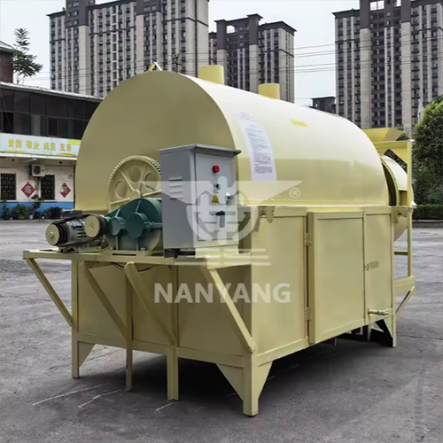 Rotary Drum Dryer Biomass Sunflower Seed Roasting Machine Agricultural Machinery Equipment Palm Kernel Drying Machine - Material: Stainless Steel