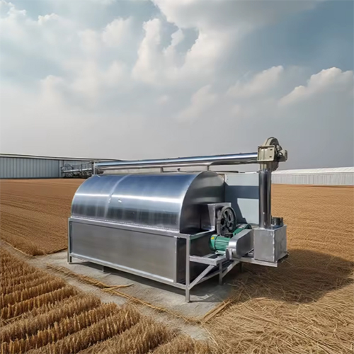 Automatic Multifunctional High Safety Small Food Rotary Dryer Cereal Nut Coffee Bean Powder Granule Drum Drying Machine - Material: Stainless Steel