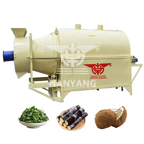 Rotary Drum Dryer for Moringa Leaf Dehydration Coconut Bagasse Rotary Drum Dryer Fruit Pomace Dryer Machine