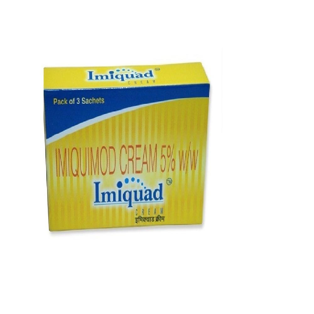 Imiquad Cream Imiquimod (12.5mg) (0.25gm Each) - Drug Type: General Medicines