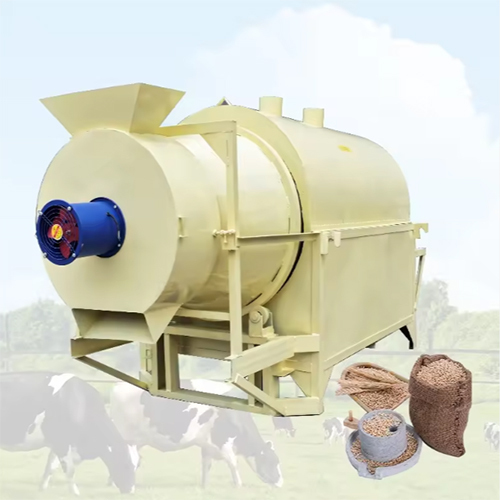 Small Organic Fertilizer Rotary Drum Dryer Poultry Waste Chicken Manure Drier Livestock Cow Dung Rotary Drum Dryer