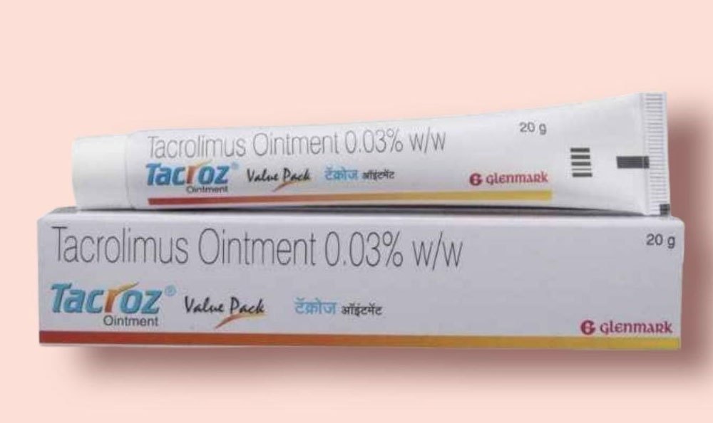 Tacroz Ointment Tacrolimus (0.03% W/W) 20Gm - Drug Type: General Medicines