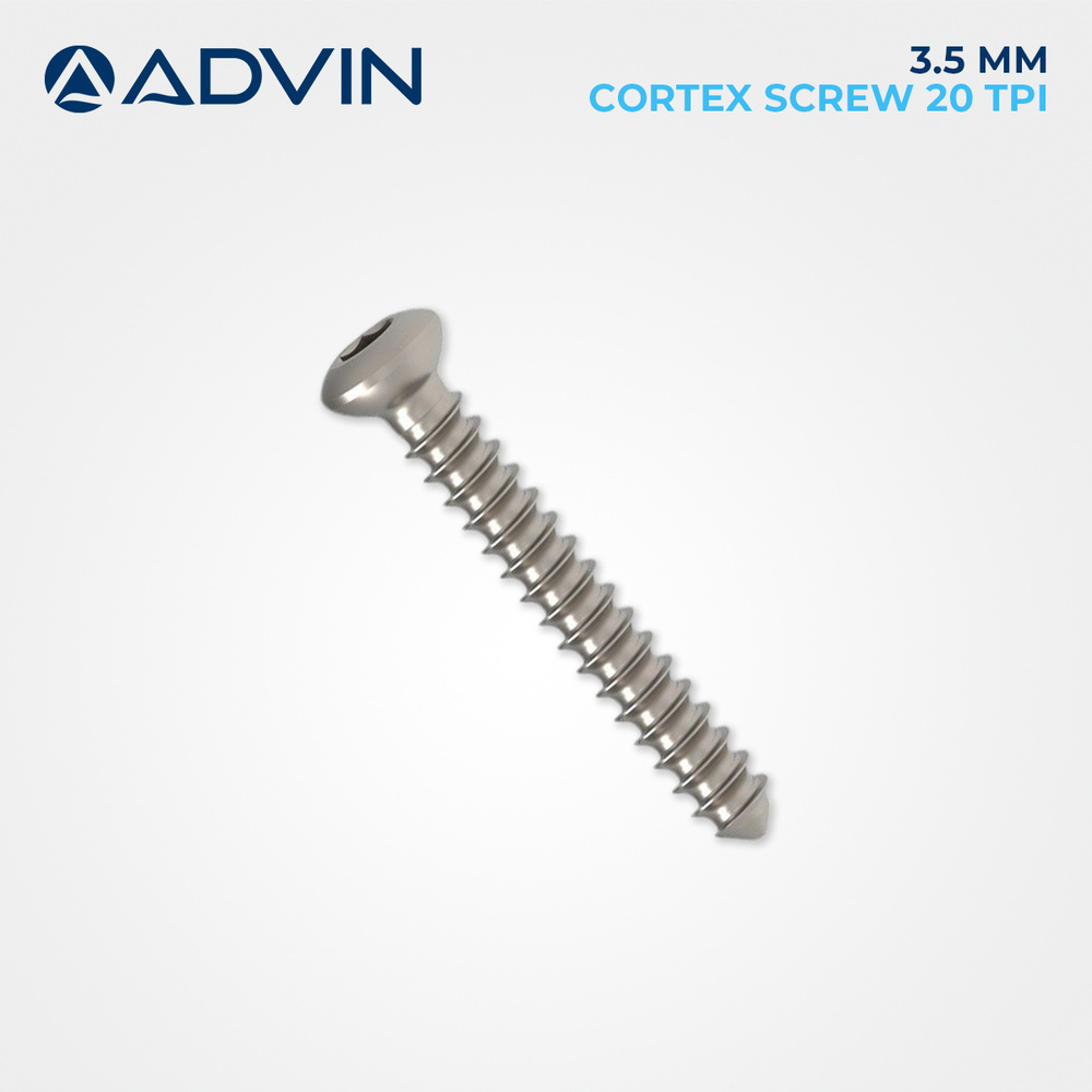 3.5mm cortex screw (20 TPI)