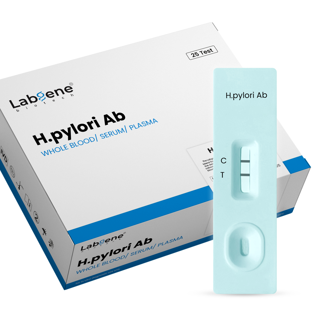 H. Pylori Antibody Rapid Test Kit (igg/igm/iga)  25 Tests Per Box - Feature: Good Quality