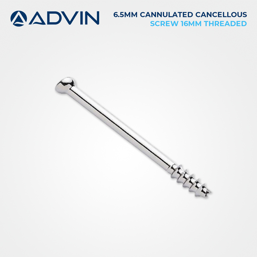 6.5mm Cannulated Cancellous Screw (16mm Threaded)