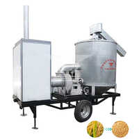 Mobile Small Scale Grain Dryer Quinoa Maize Rice Paddy Grain Dryer Diesel Burner Grain Dryer