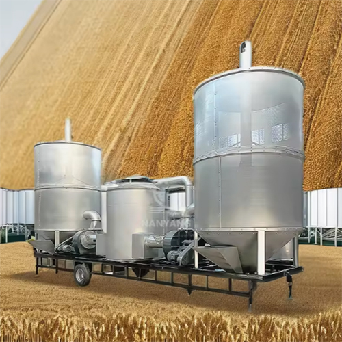 High Quality Portable 15Tons Per Batch Grain Dryer Rice Dryer Machine Electric Corn Grain Dryer - Engine Type: Air Cooled