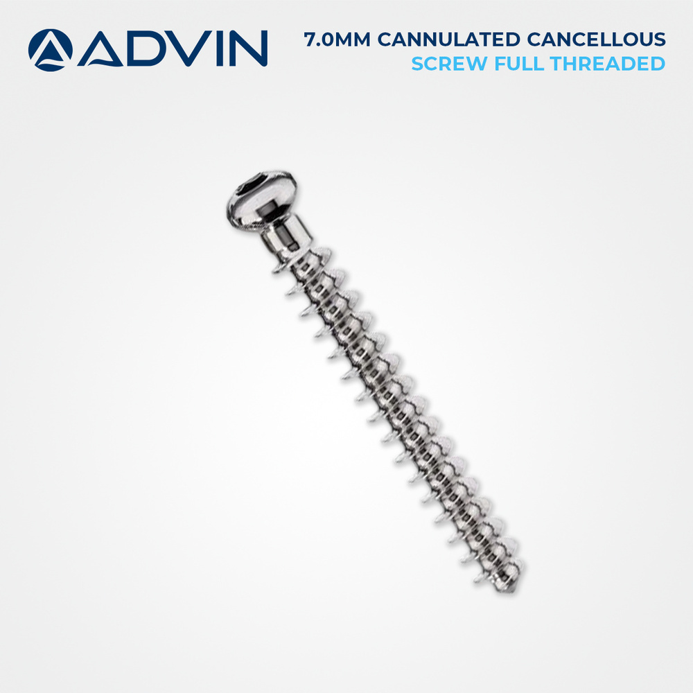 7.0mm Cannulated Cancellous Screw (Full Threaded)