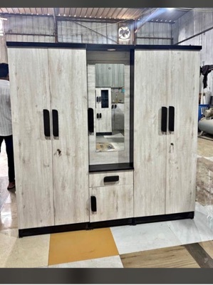 4 Door Engineered Wood Wardrobe