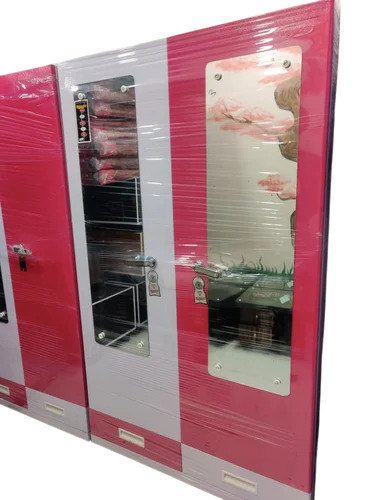 Power Coated Double Door Metal Wardrobe