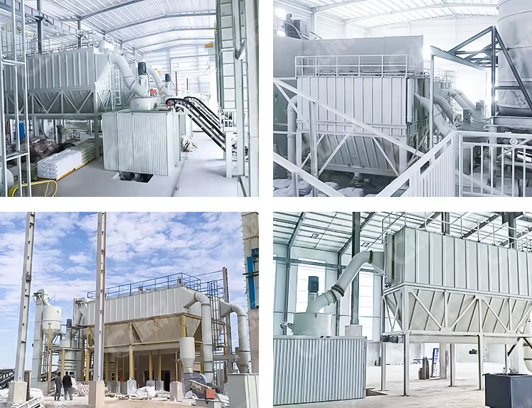 Hgm Ultrafine Grinding Mill For Calcium Carbonate Powder Production - Color: As Your Need
