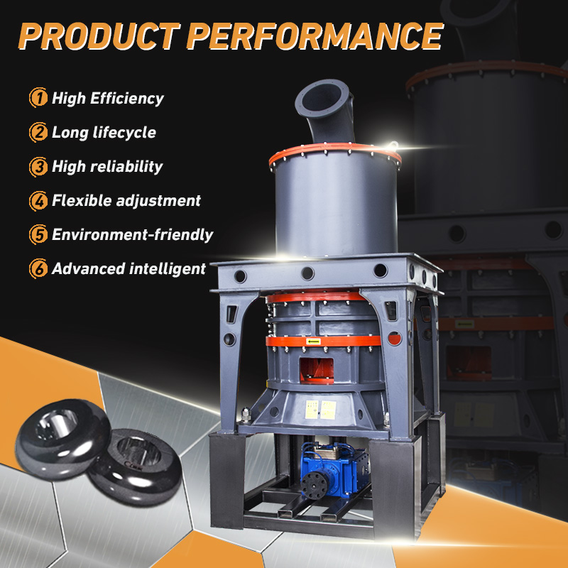HGM Ultrafine Grinding Mill for Calcium Carbonate Powder Production