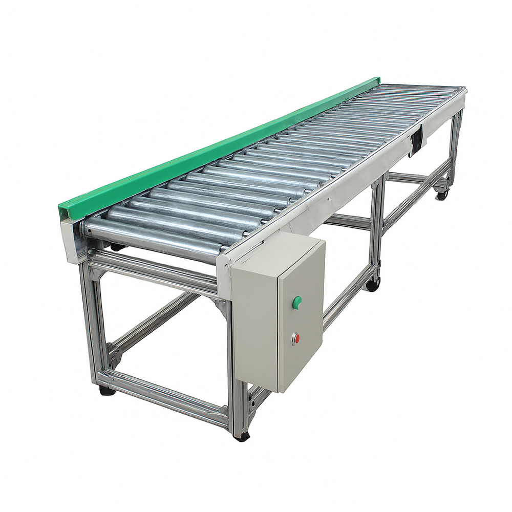 Powered Roller Conveyor - Color: Industrial Grey / Custom On Request