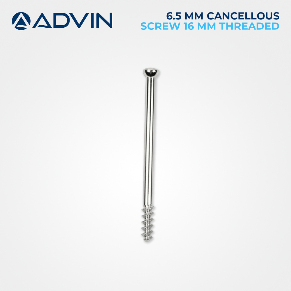 6.5mm Cancellous Screw (16mm Threaded)