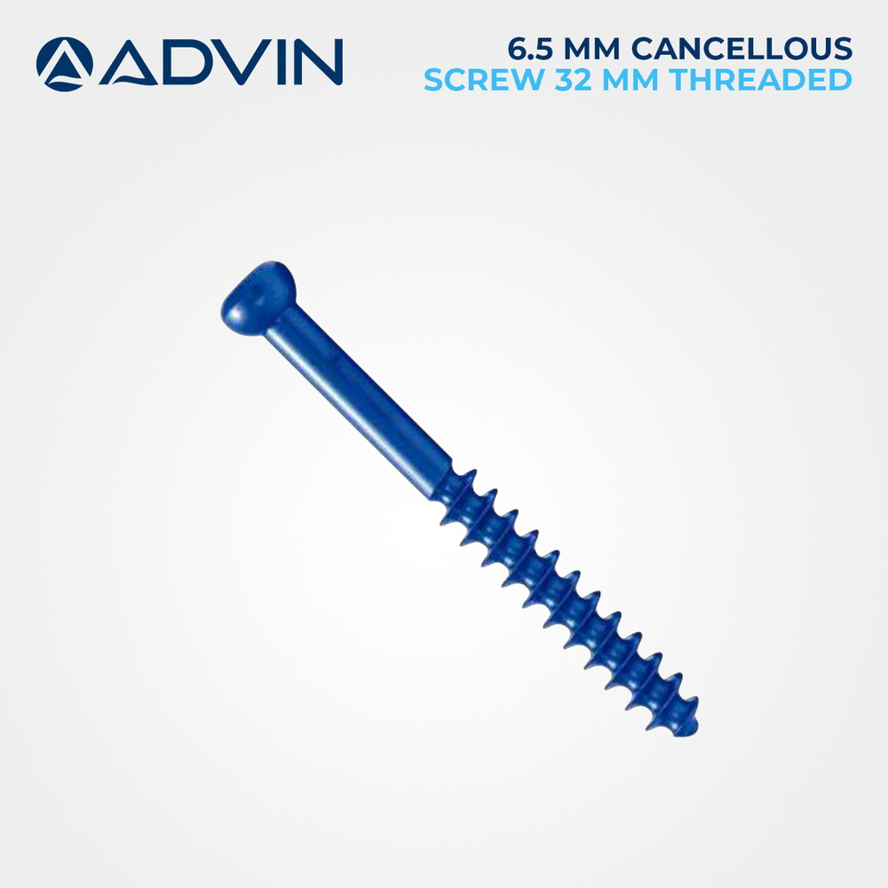 6.5mm Cancellous Screw (32mm Threaded)
