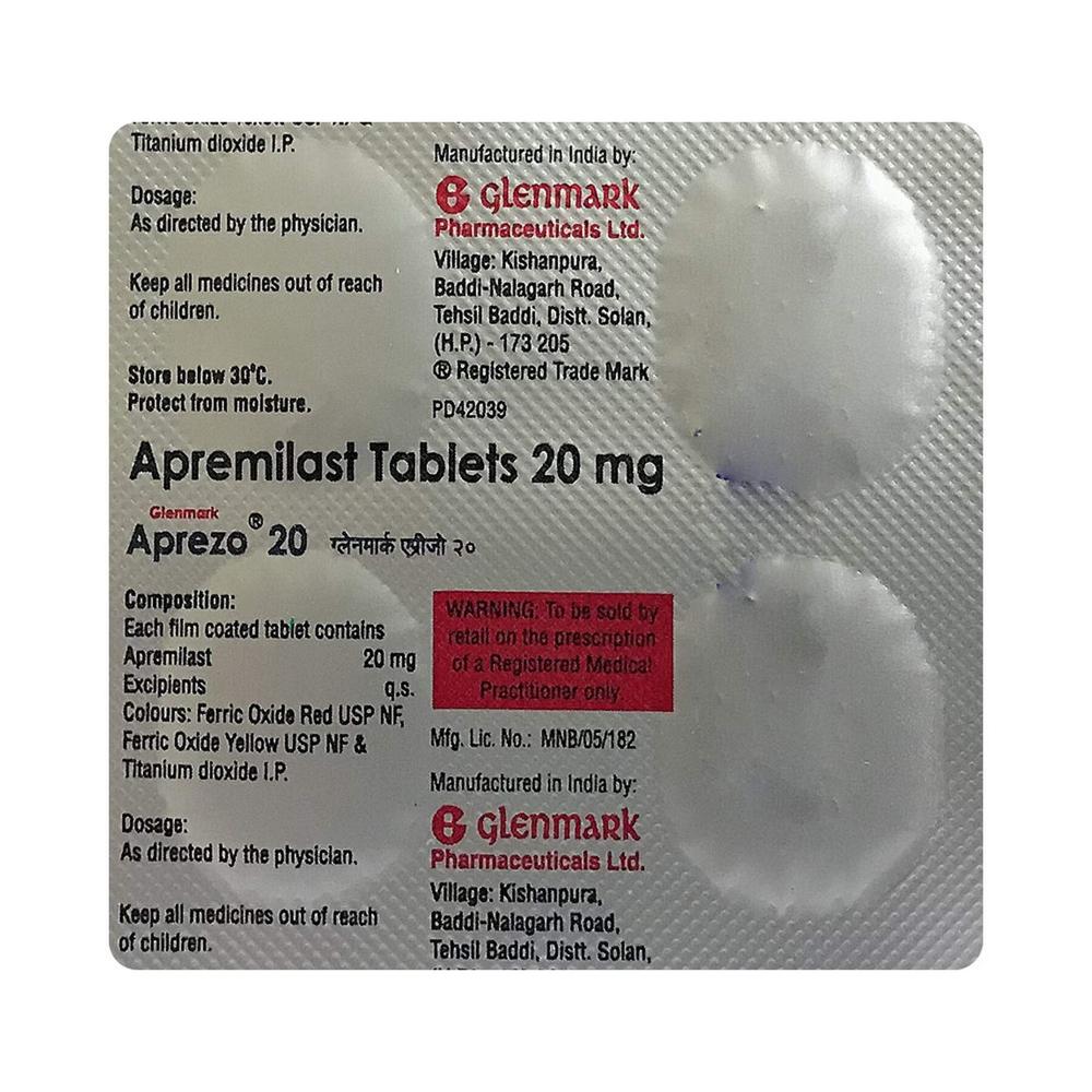 Aprezo 20 Apremilast (20mg) Tablet