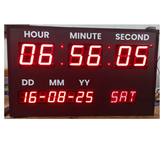 Gps Wall Clock - Battery Life: 1 Years