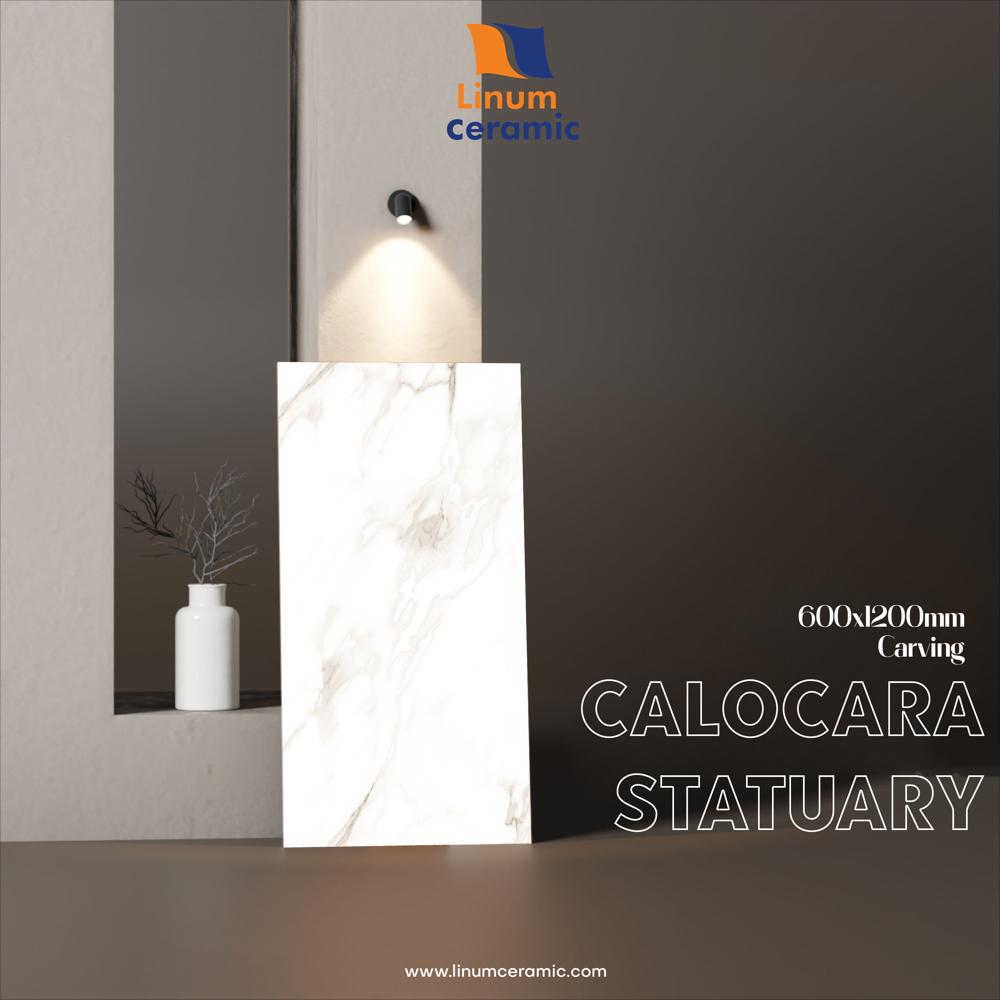 600x1200 Mm Persian Mix Statuario Glossy Finish Tile - Color: Different Available