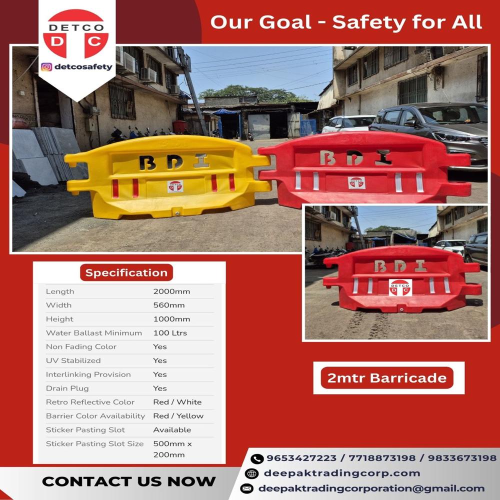2mtr Road Safety Barricade