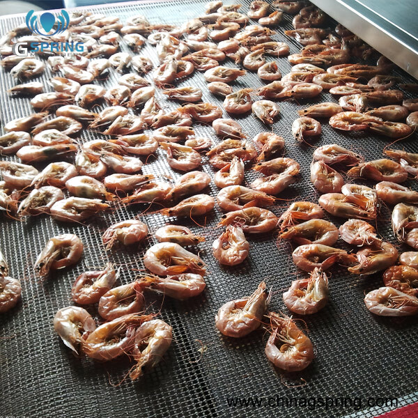 Industrial Tunnel Conveyor Microwave Shrimp Dryer