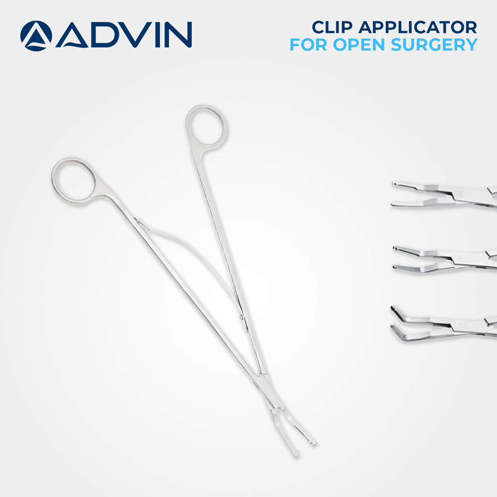 Laparoscopic Metal Clip Applicator - Stainless Steel, Ergonomic Control | Secure Application Of Metal Clips, High-quality Durability