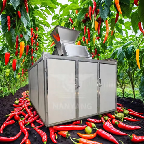 Electric Heating Drying Red Pepper Pepper Leaf Thyme Oregano Tray Dehydrating Machine - Feature: High Efficiency