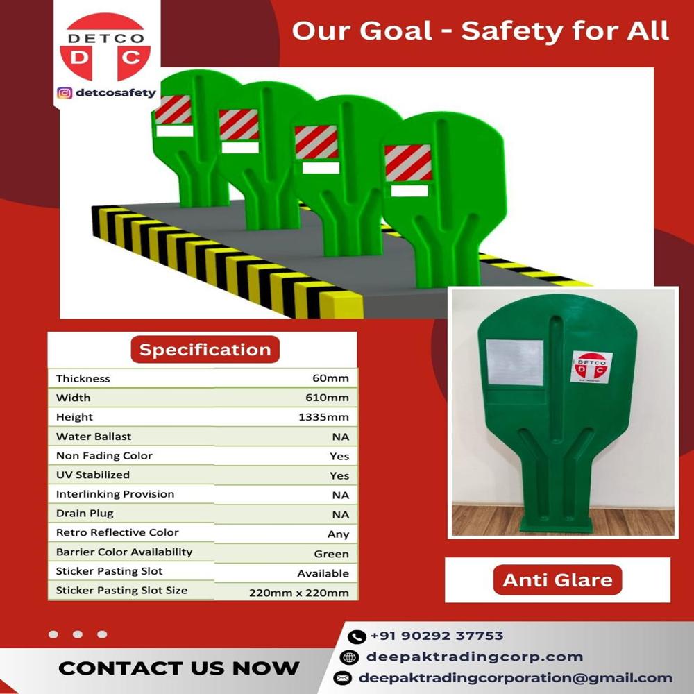 Road Light Barriers for Safety and Anti-Glare Protection
