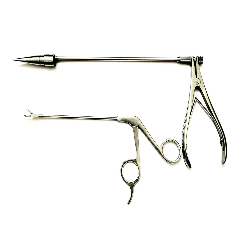 Piles Gun with Forceps - Stainless Steel, Standard Size, Silver Color | Manual Operation, Lightweight, Polished Finish, Portable Design