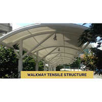 Walkway Tensile Structure - Color: White