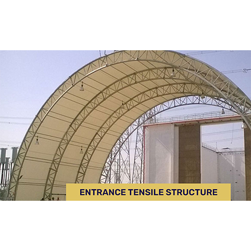 Entrance Tensile Structure - Color: White