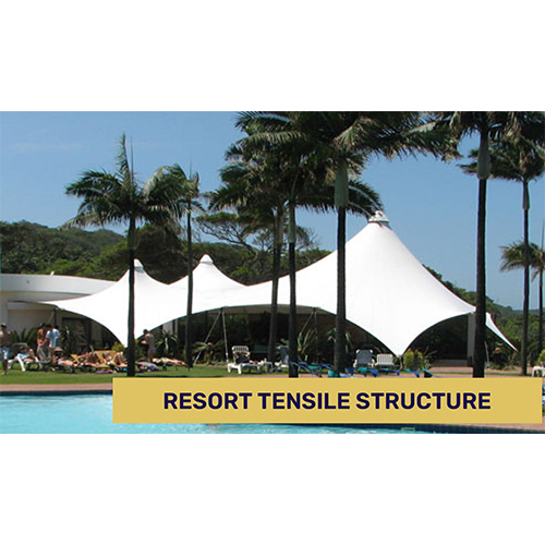Resort Tensile Structure - Color: White