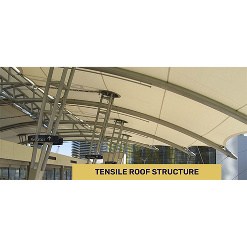 Tensile Roof Structure - Color: White