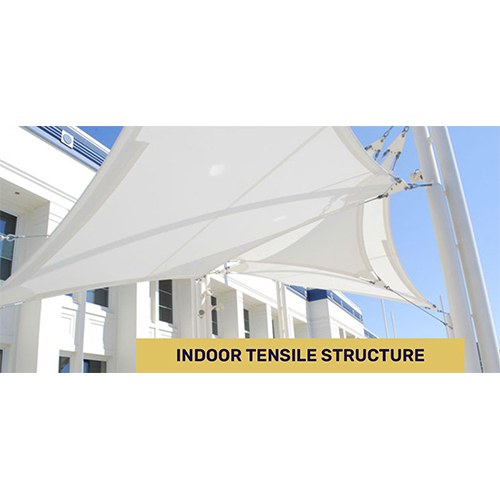 Indoor Tensile Structure - Color: White