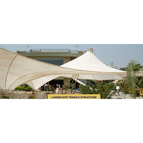 Landscape Tensile Structure - Color: White