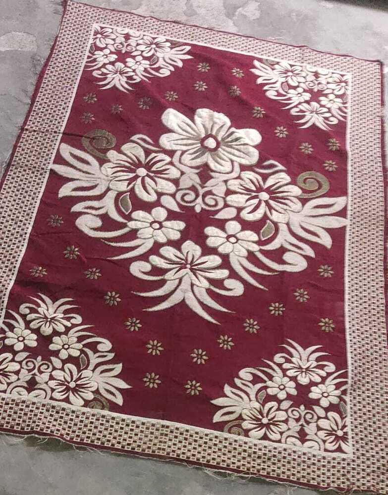 Chenille Fabric - Color: Red