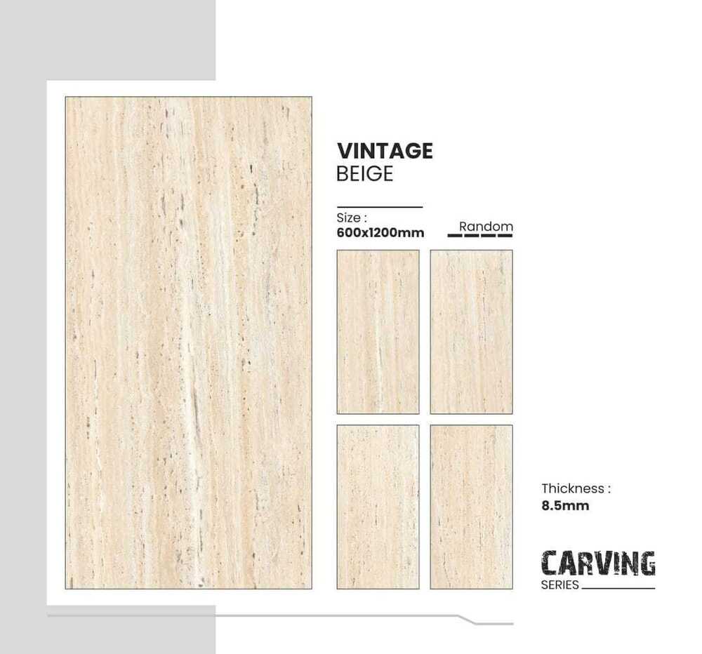 Vintage Series - 2*4 Gvt/pgvt Vitrified Tiles | Durable, Easy To Clean, Versatile Design For Various Interior Spaces