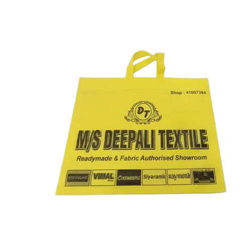 Loop Handle Non Woven Bag - Color: White