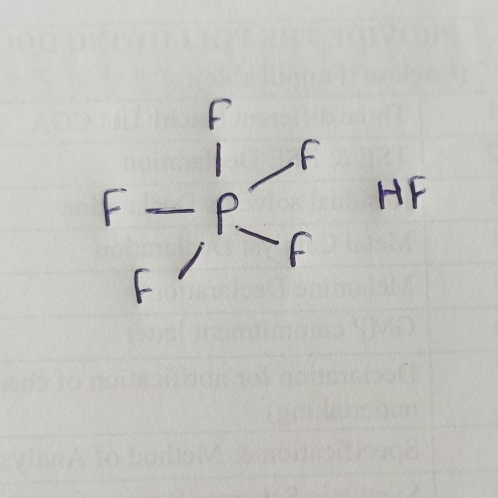 Hexa Fluoro Phosphoric Acid 60%, Cas No. 16940-81-1