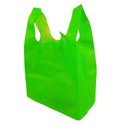 Green Non Woven W Cut Bag