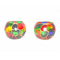 GGE 0135 Decorative Glass Candle Votive