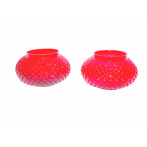 Gge 0165 Decorative Glass Candle Votive - Color: As Per Demand