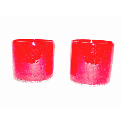 Gge 0146 Decorative Glass Candle Votive - Color: As Per Demand