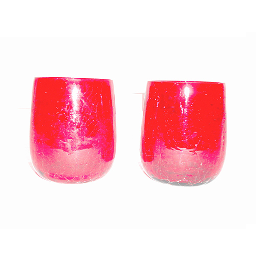 Gge 0148 Decorative Glass Candle Votive - Color: As Per Demand