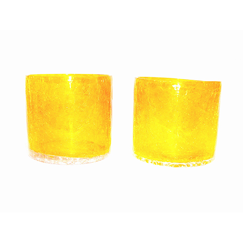 Gge 0151 Decorative Glass Candle Votive - Color: As Per Demand