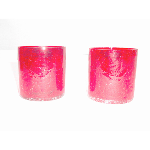 Gge 0152 Decorative Glass Candle Votive - Color: As Per Demand