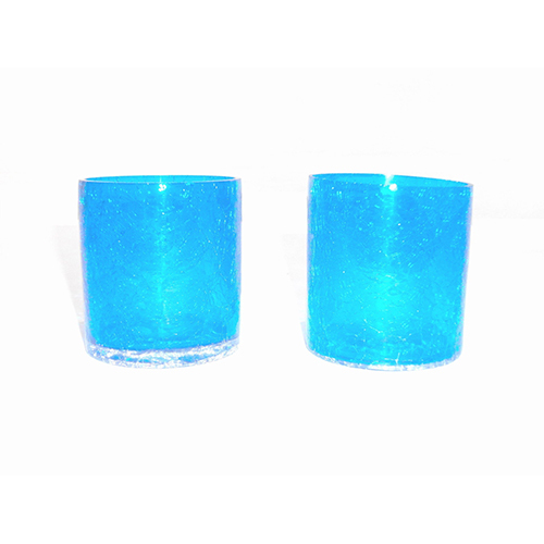 Gge 0153 Decorative Glass Candle Votive - Color: As Per Demand