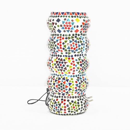 Gge 93 Mosaic Glass Floor Lamp - Color: Different Available