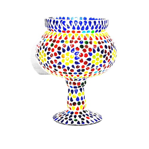 GGE 0386 Mosaic Design Beaded Flower Pot