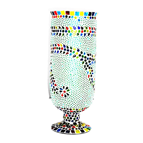 GGE 0401 Mosaic Design Beaded Flower Pot